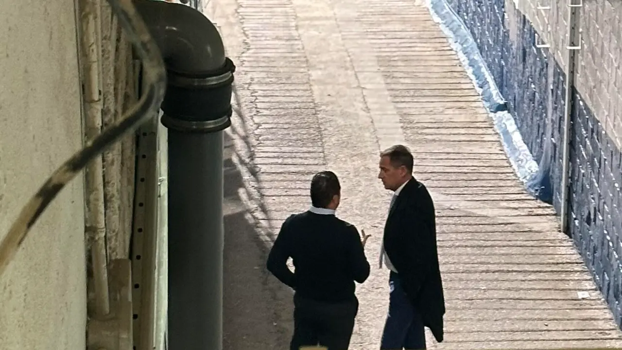 Cordero y Aguilar en La Romareda / HOY ARAG&Oacute;N