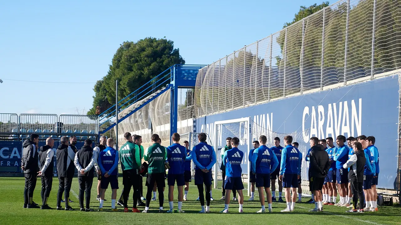 Entrenamiento del Real Zaragoza / REAL ZARAGOZA