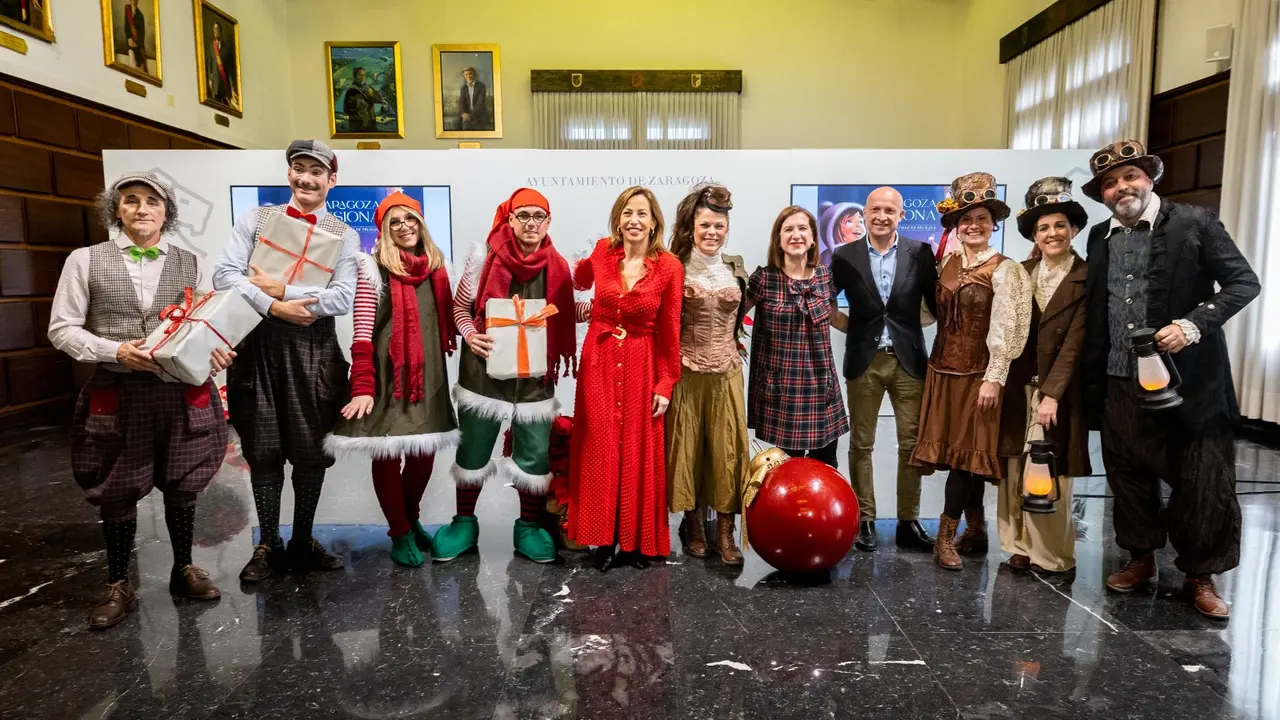 Presentaci&oacute;n de la Navidad con la alcaldesa Natalia Chueca. Imagen: Miguel G. Garc&iacute;a