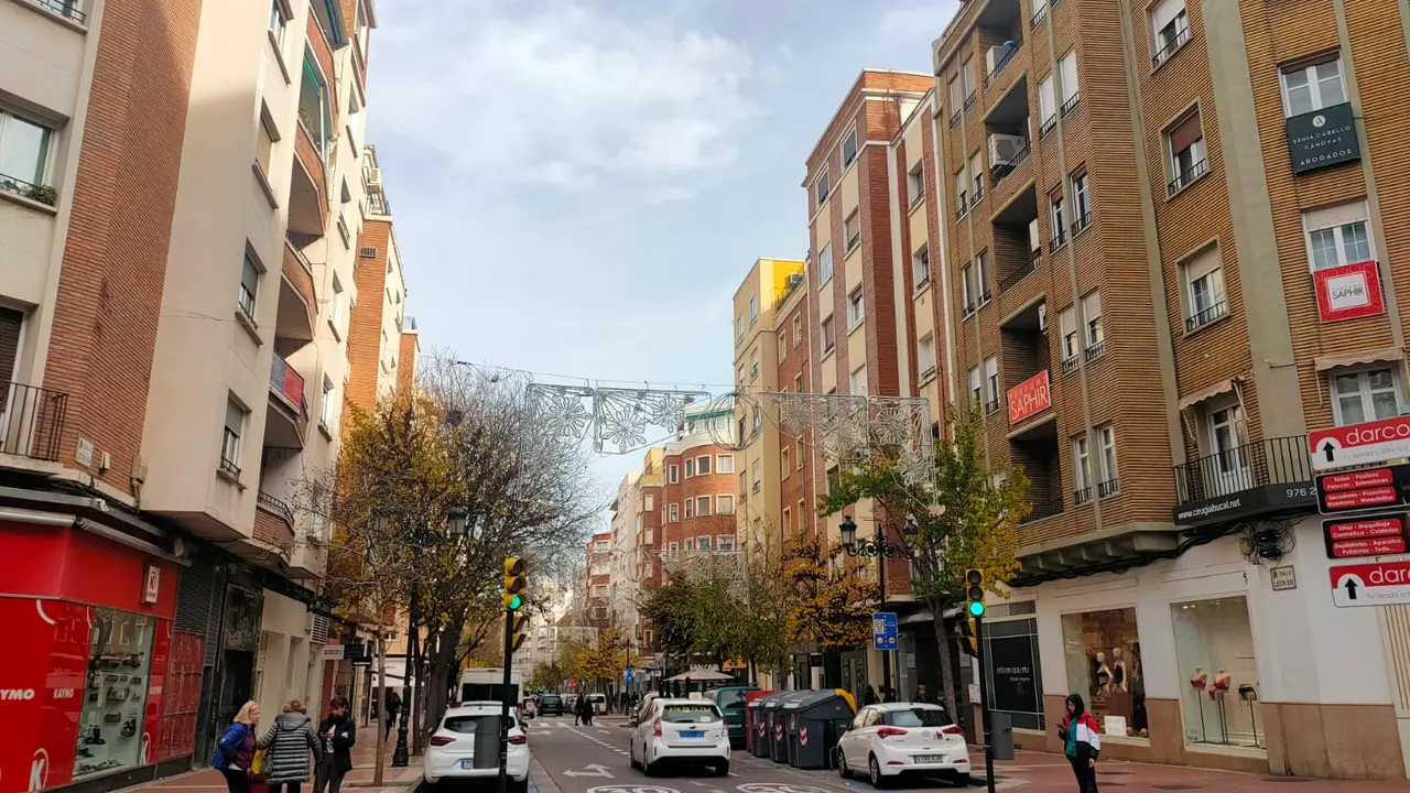 Le&oacute;n XIII es una de las principales arterias comerciales de Zaragoza / Hoy Arag&oacute;n