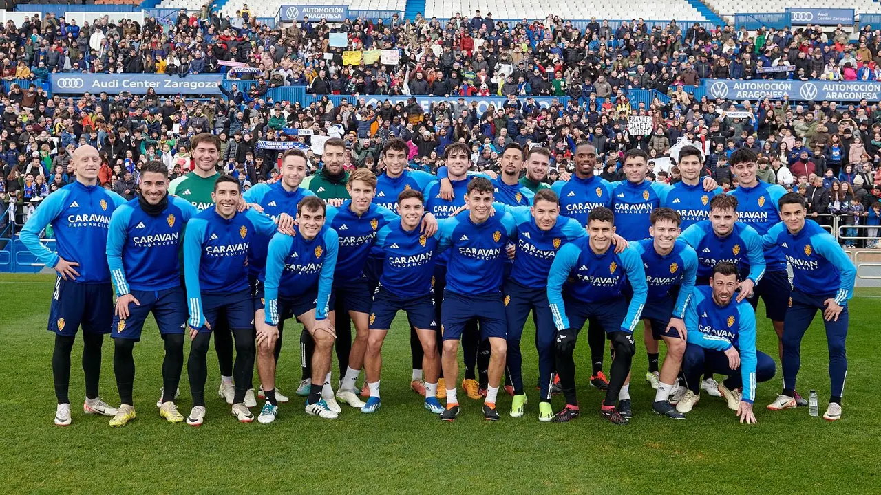 Entrenamiento del Real Zaragoza / REAL ZARAGOZA
