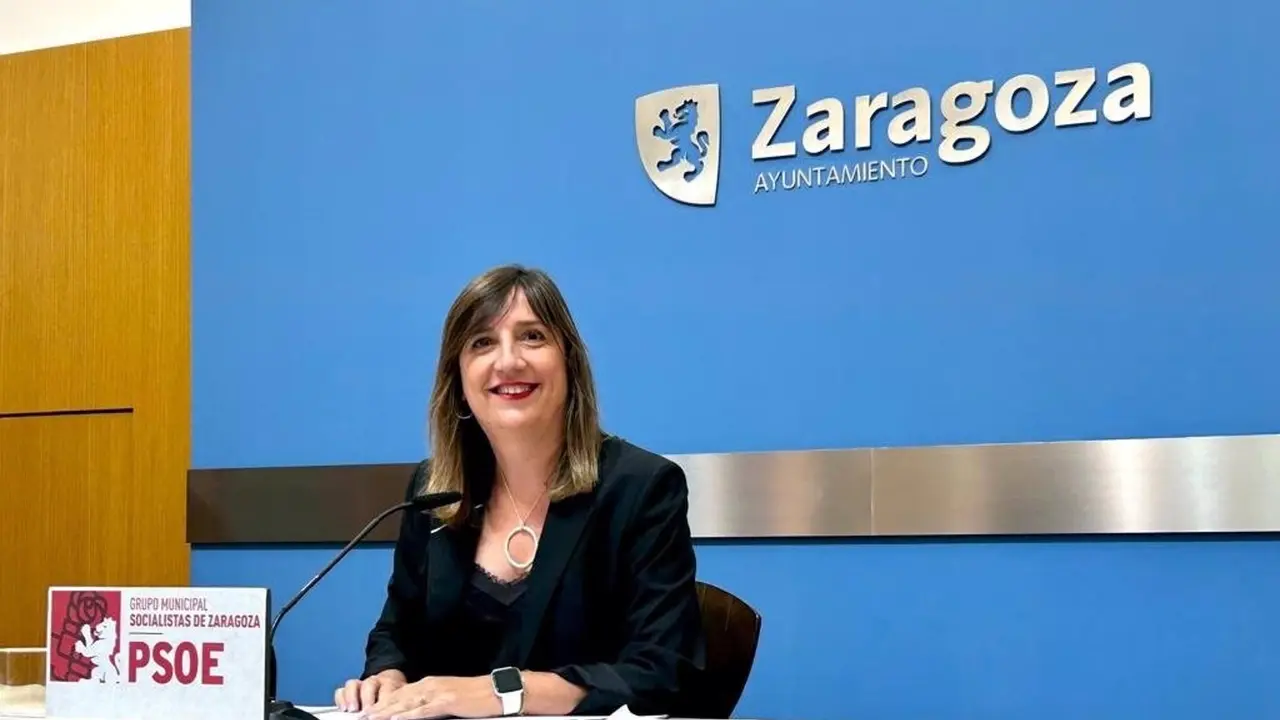 La portavoz municipal del PSOE Zaragoza