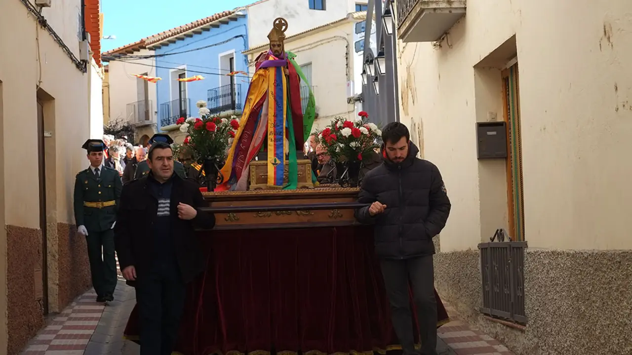 Imagen de archivo de las fiestas de San Blas de Chiprana.