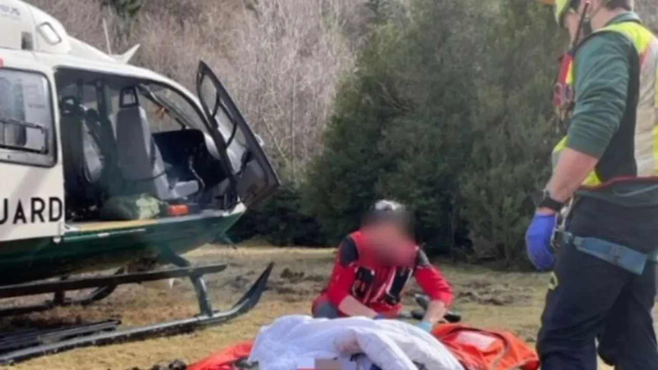 Imagen de uno de los accidente mortales en el pico Aspe /G.C.