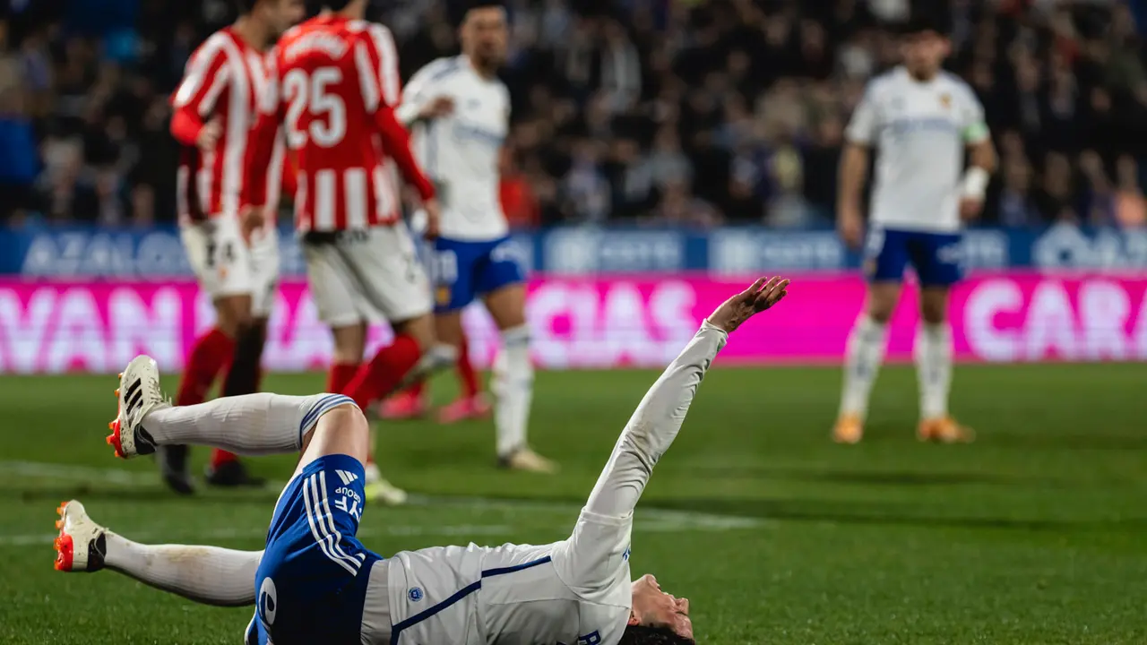 Ra&uacute;l Guti en el momento de su lesi&oacute;n / MARCOS CEBRI&Aacute;N