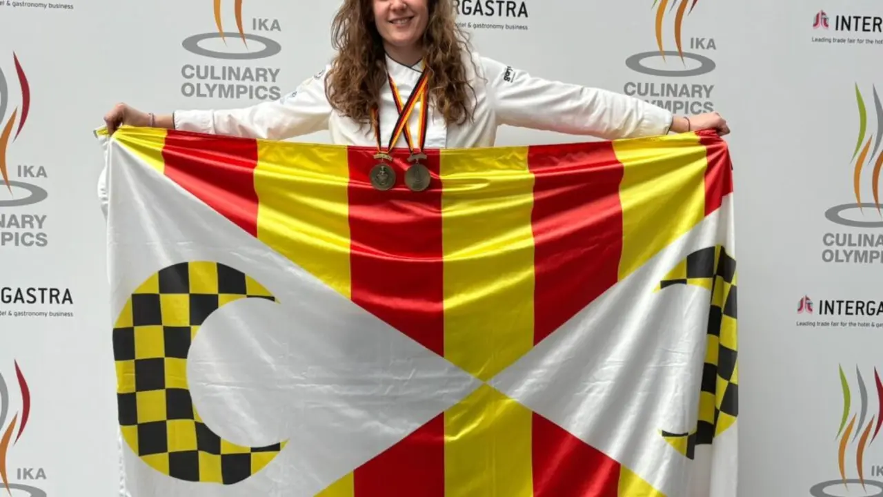 Nerea Besc&oacute;s logra dos medallas de bronce junto con la selecci&oacute;n espa&ntilde;ola de cocina