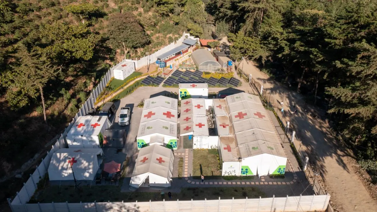 El primer campamento est&aacute; ubicado en el departamento (provincia) de Huehuetenango, en el extremo noroeste de Guatemala