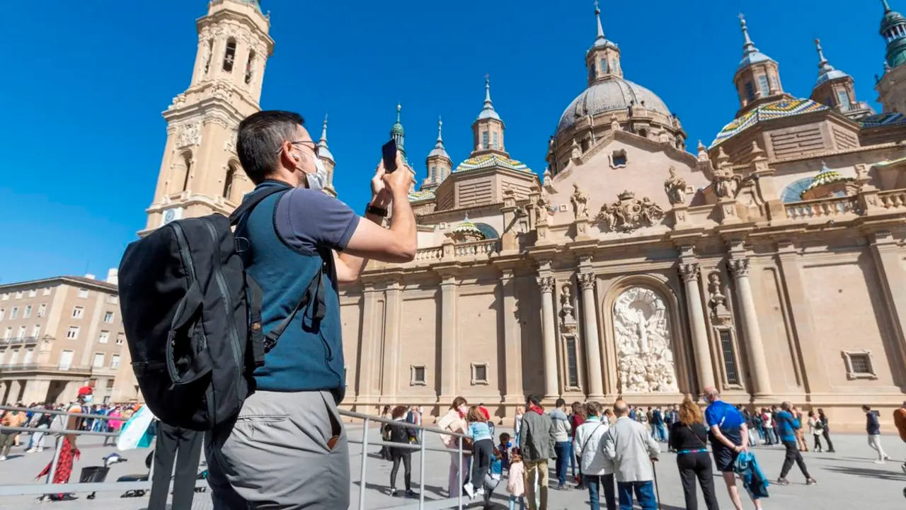 Turista en Zaragoza