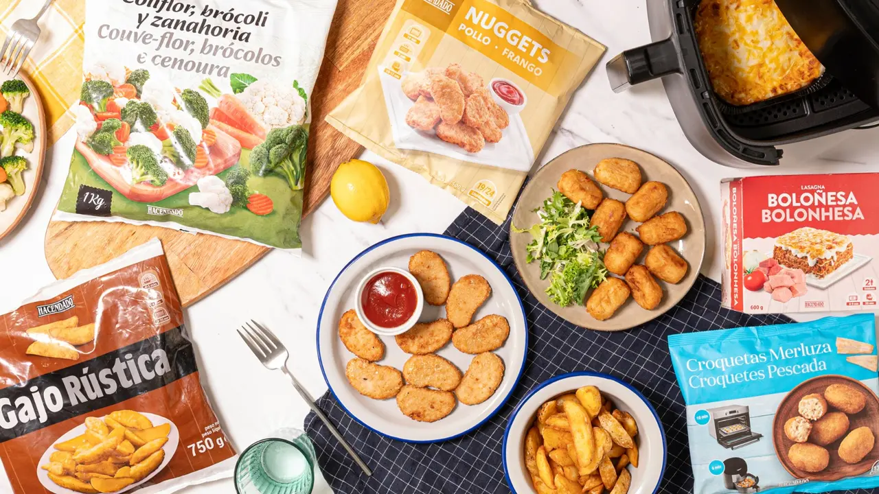Mercadona ampl&iacute;a su variedad de productos para air fryer