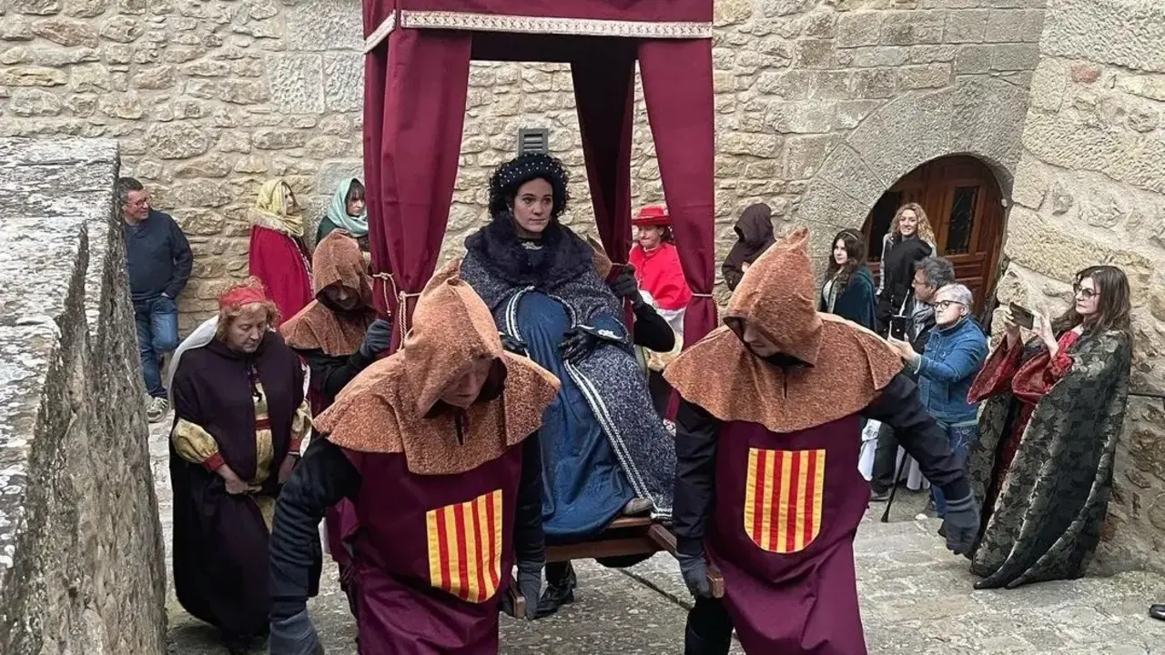 Una edici&oacute;n anterior de 'El nacimiento de un rey', en Sos del Rey Cat&oacute;lico. / CEDIDA