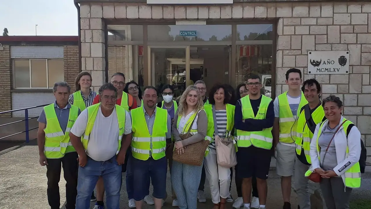 Participantes en los programas de empleo de La Almunia.