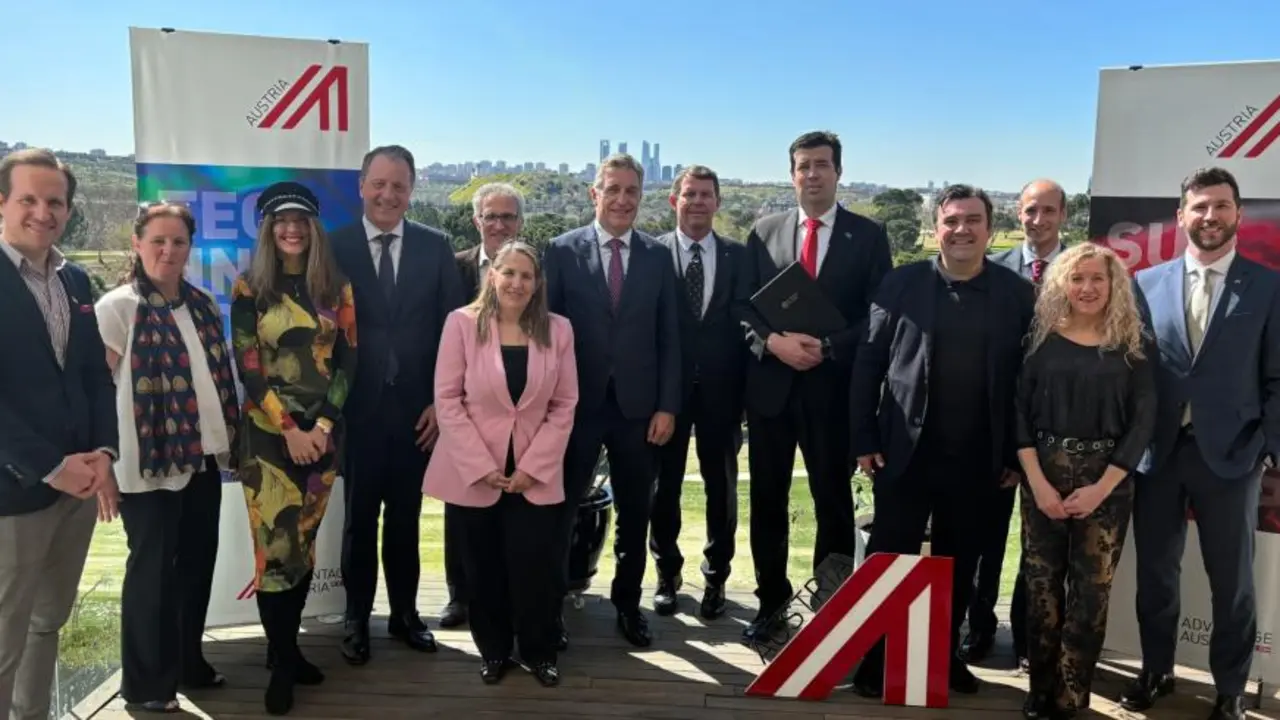 Representantes de las empresas premiadas en Madrid