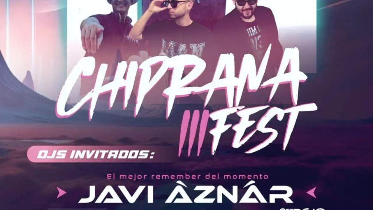 Cartel de la presentaci&oacute;n del Chiprana Fest de este s&aacute;bado, 23 de marzo.