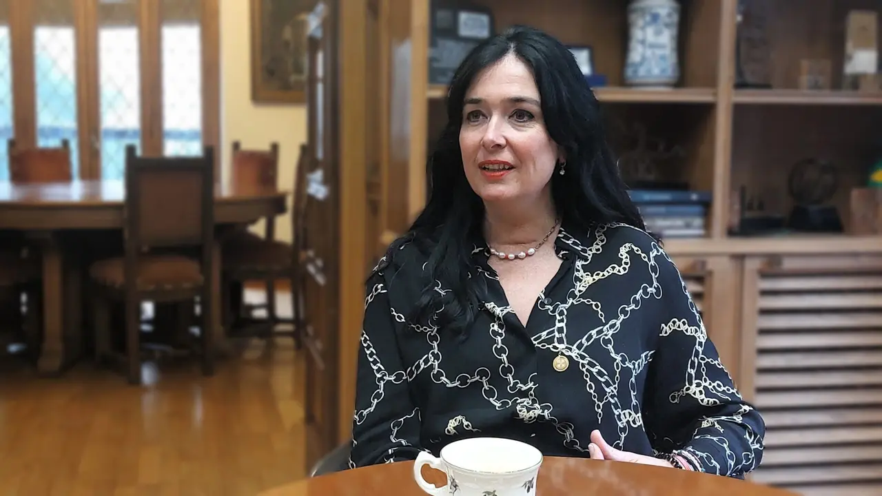 La alcaldesa de Huesca, Lorena Orduna.