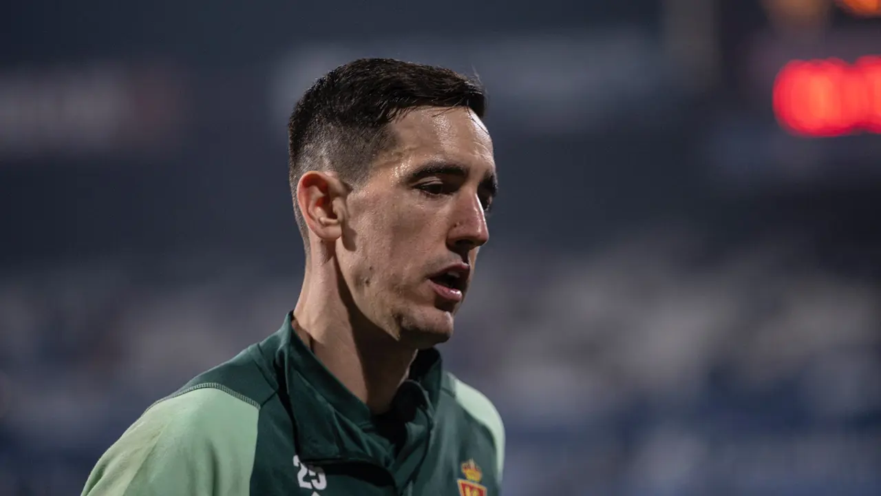 Edgar Bad&iacute;a con el Real Zaragoza / MARCOS CEBRI&Aacute;N