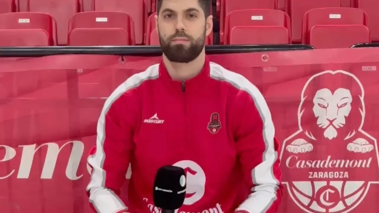 Santi Yusta en la entrevista con HOY ARAG&Oacute;N