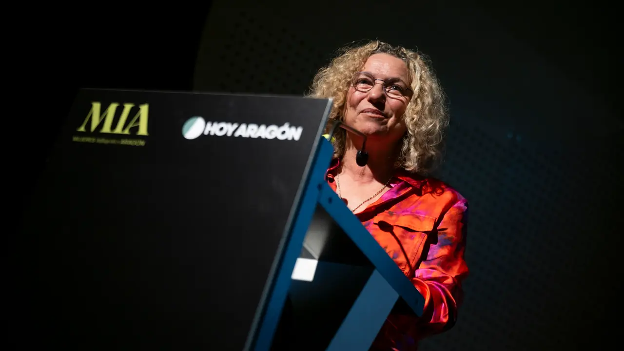 Clara Arpa, en la gala de los PREMIOS MIA 2024. / HOY ARAG&Oacute;N