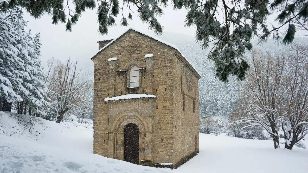 El templo es el primer ejemplo del rom&aacute;nico europeo en el Alto Arag&oacute;n / Ayto. de Castiello de Jaca