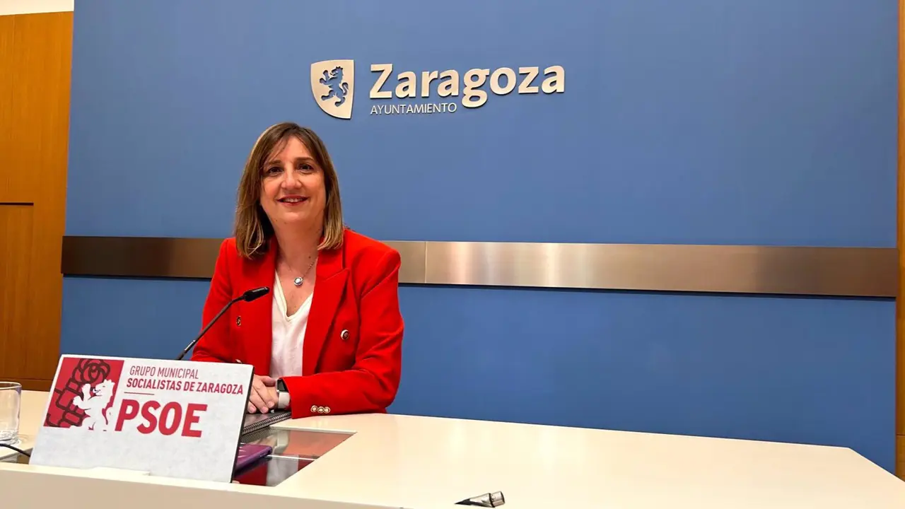 La portavoz del grupo municipal del PSOE en el Ayuntamiento de Zaragoza, Lola Ranera.