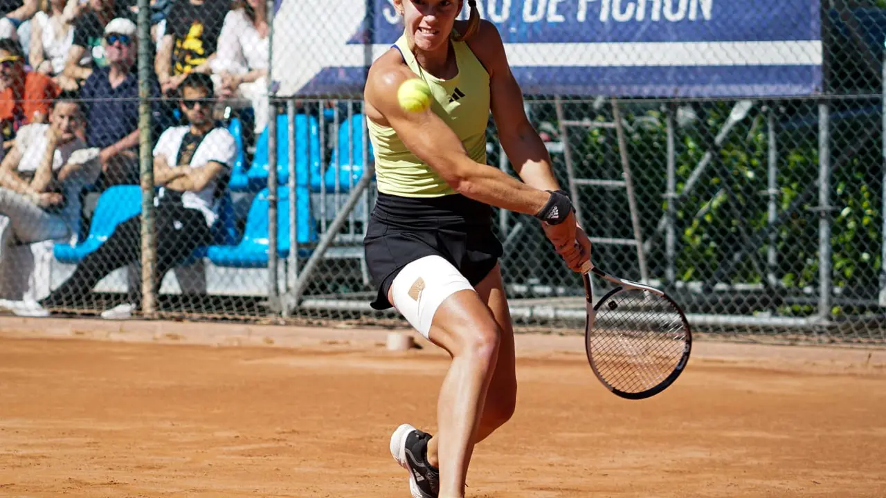 Irene Burillo en semifinales del Open Zaragoza / PHASTORELLI