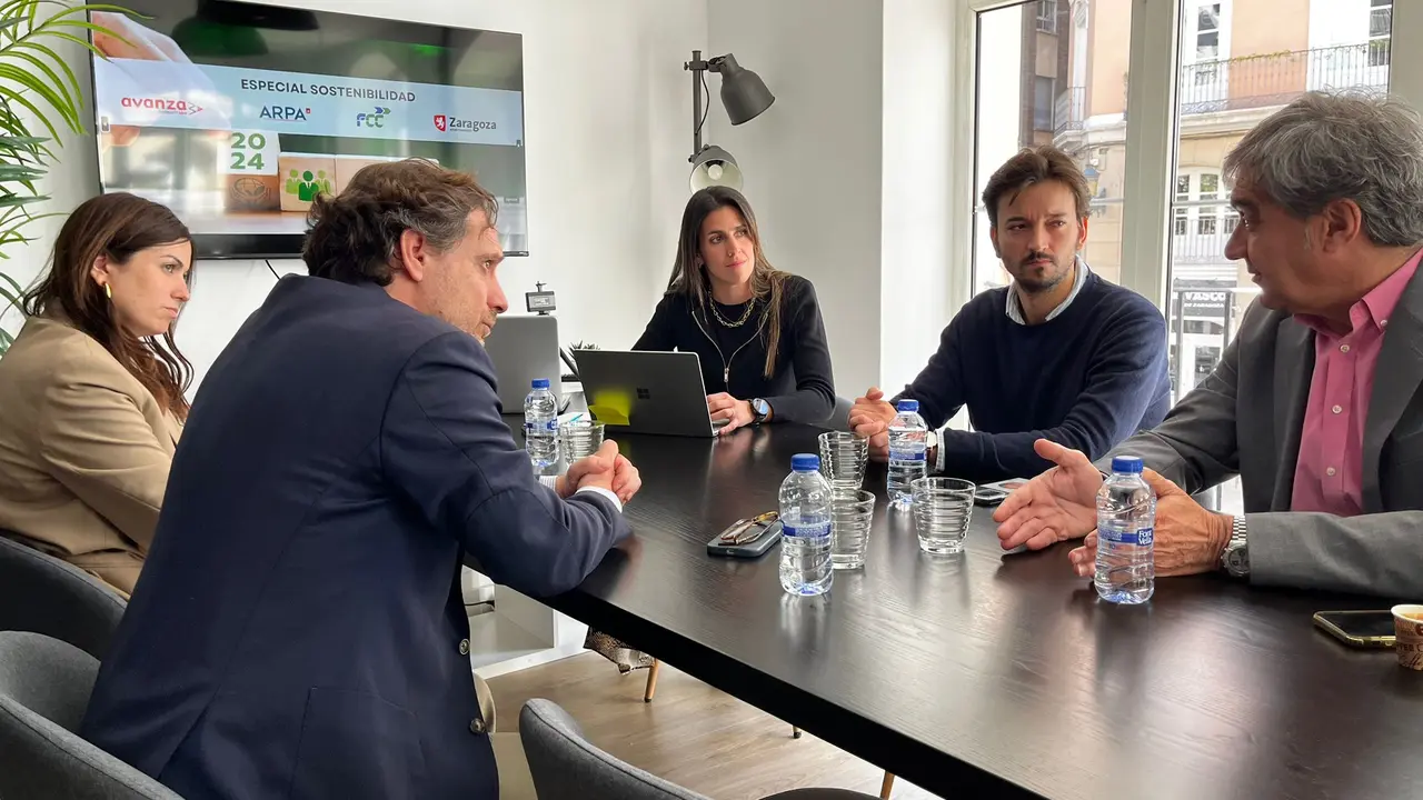 Guillermo R&iacute;os (Avanza), Tatiana Gaudes (Ayuntamiento), Javier Garc&iacute;a (Arpa), Joaqu&iacute;n Jim&eacute;nez (Fcc)
