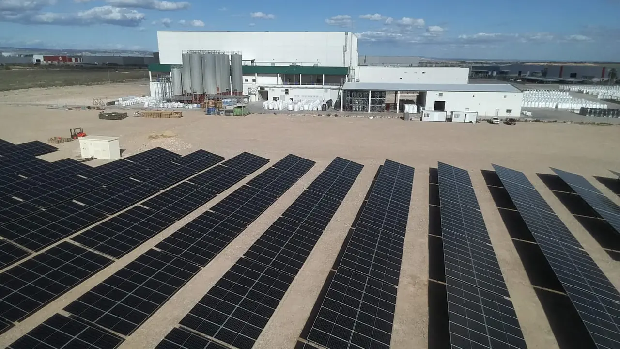La planta fotovoltaica de Sphere en Pedrola.
