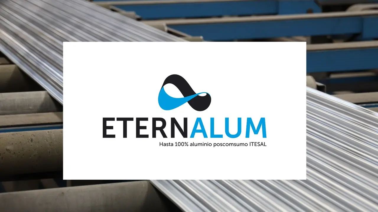 Eternalum es aluminio 100% reciclado e infinitamente reciclable de Itesal