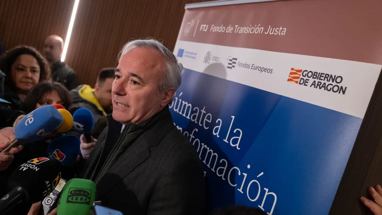 Jorge Azc&oacute;n, presidente del Gobierno de Arag&oacute;n / Fabi&aacute;n Sim&oacute;n