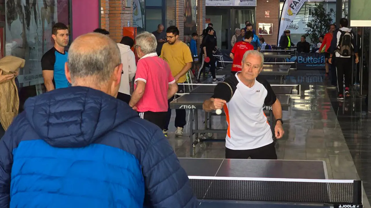 120 en el torneo de tenis de mesa de Los Porches del Audiorama