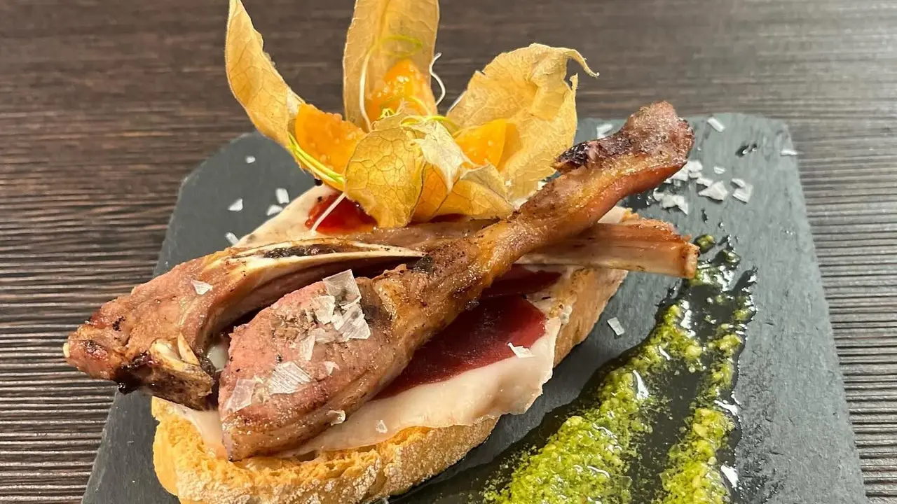 La propuesta ganadora del Molino Rojo de Cuarte de Huerva para el concurso de tapas.