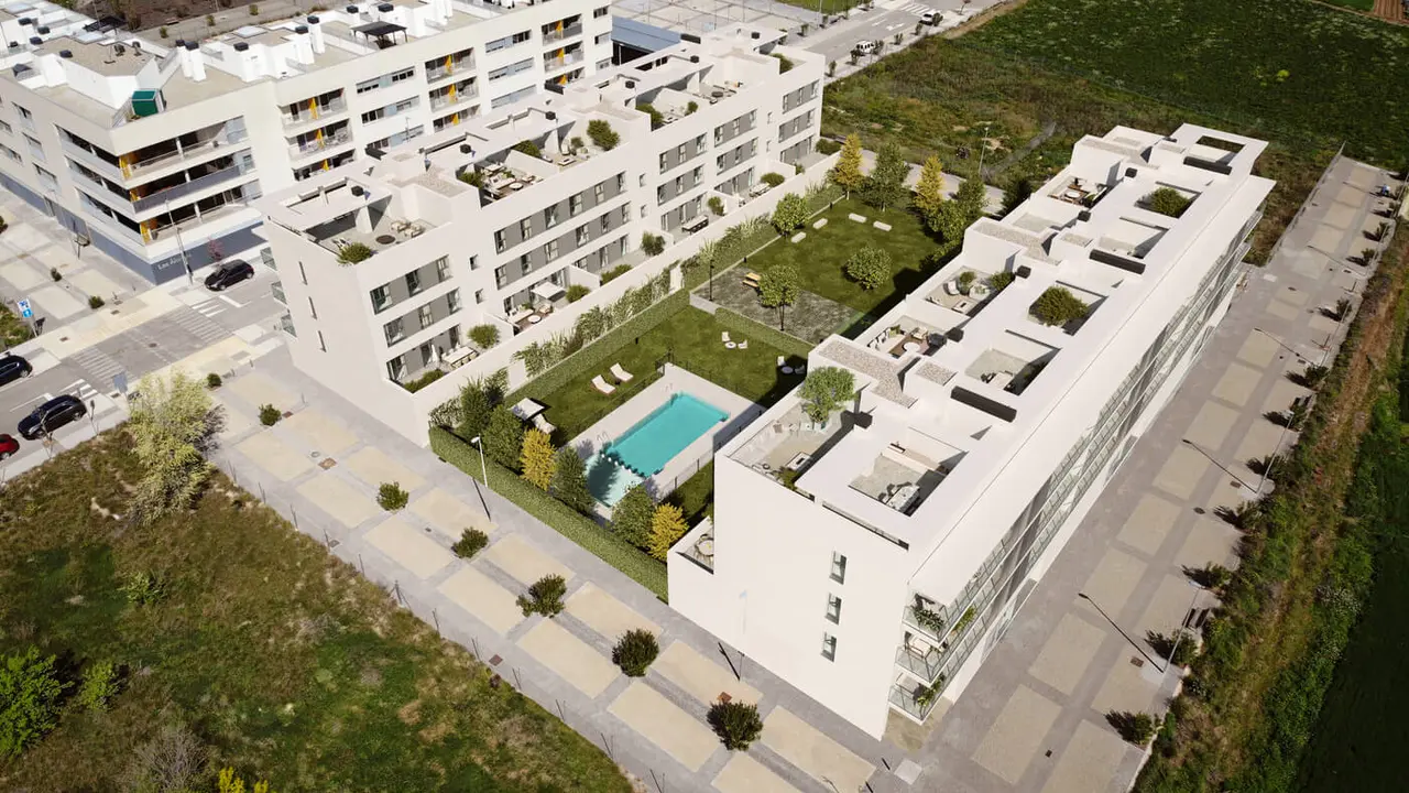 Residencial Los Nogales, en la mejor zona de Utebo / LUJAMA