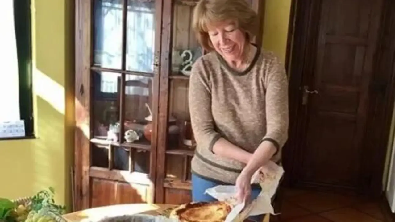 Pilar Moplina es la famosa madre de Cris, autora de la tarta.