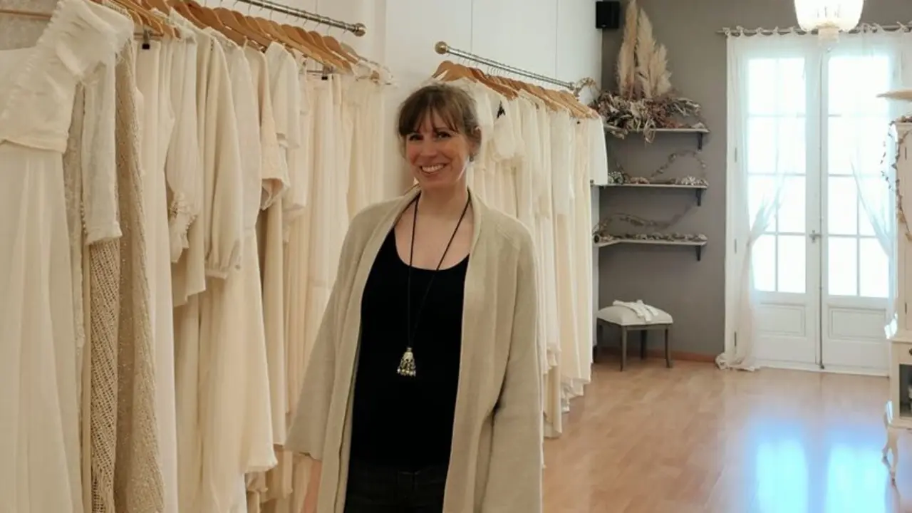 La dise&ntilde;adora Martha Peters, en el showroom de la calle Zurita / HA