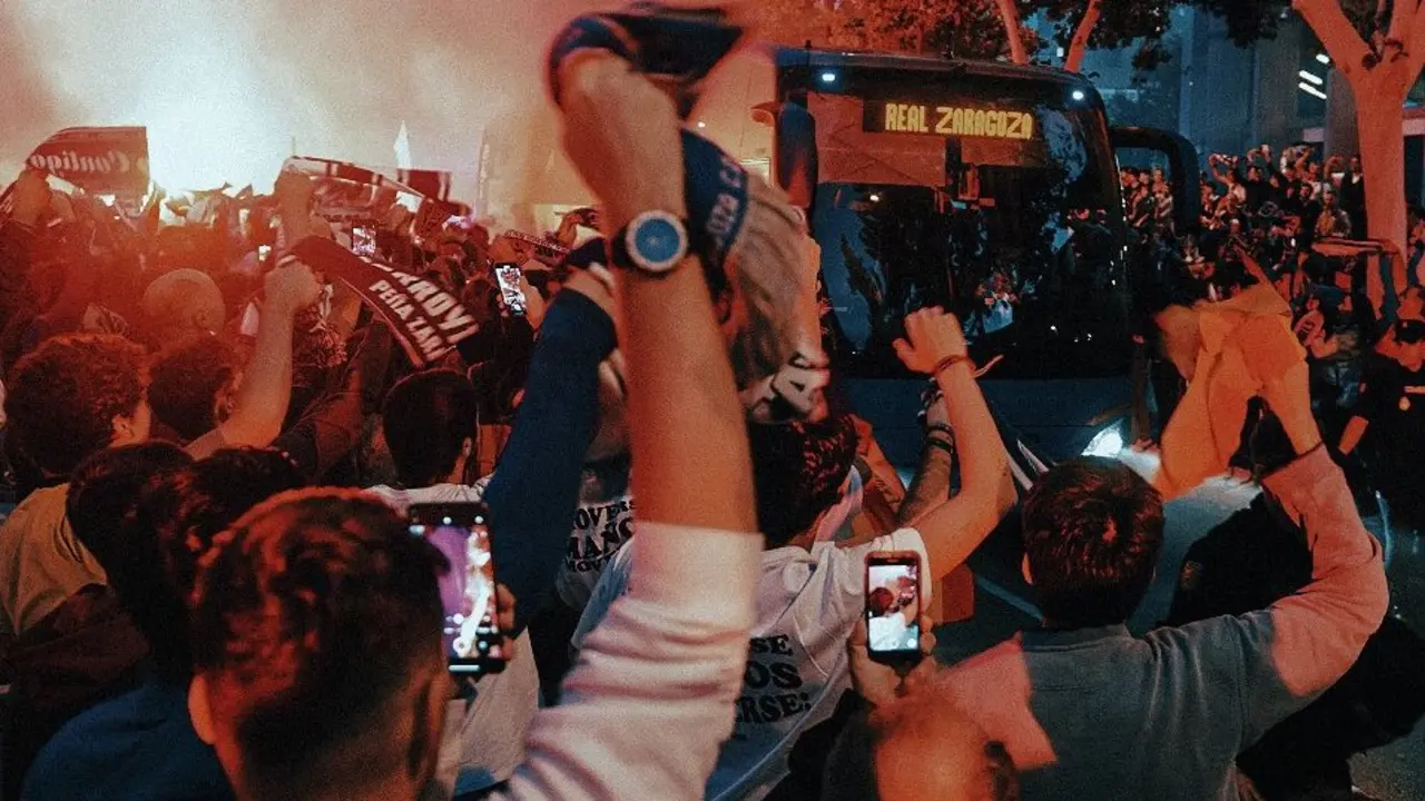Recibimiento al Real Zaragoza / REAL ZARAGOZA