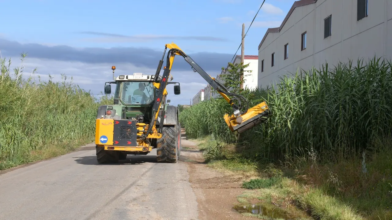 El plan de reparaci&oacute;n de caminos rurales de Alca&ntilde;iz ha comenzado por la zona de La Estanca. / AYTO. ALCA&Ntilde;IZ