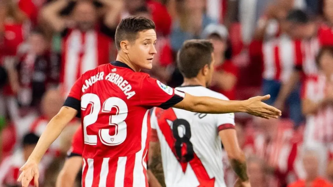 Ander Herrera con el Athletic / 'X'