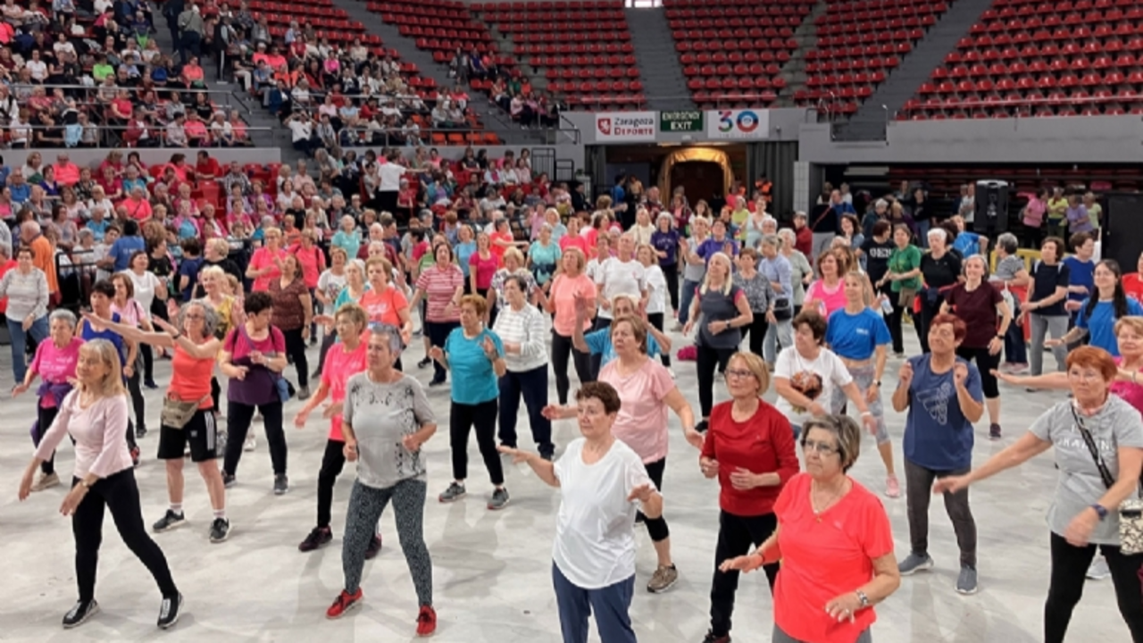 La fiesta de fin de curso de las actividades para mayores se celebraron en el Pabell&oacute;n Pr&iacute;ncipe Felipe