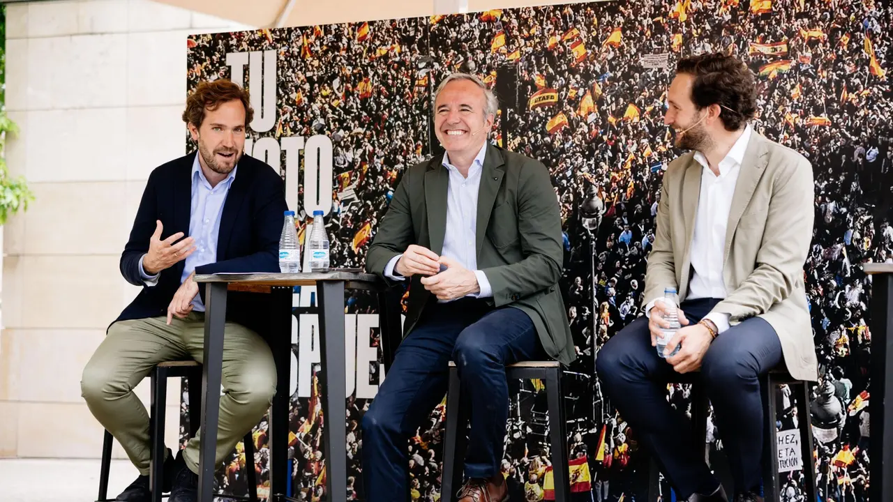 Borja Gim&eacute;nez Larraz, Jorge Azc&oacute;n e Isaac Claver / PP Arag&oacute;n