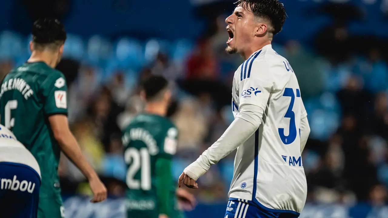 Liso con el Real Zaragoza / MARCOS CEBRI&Aacute;N