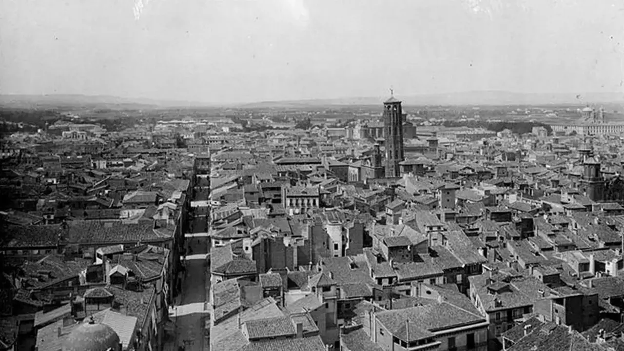 La Torre Nueva en 1892 / Gran Archivo Zaragoza Antigua