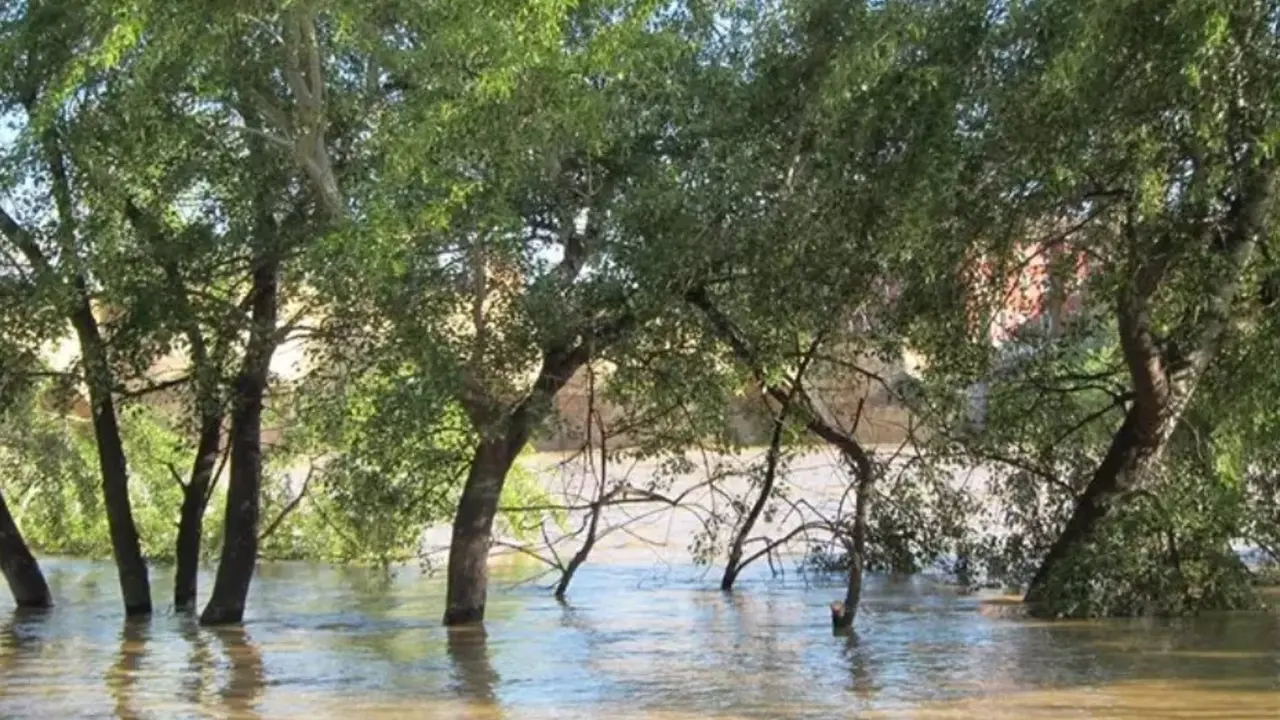 Crecida de un r&iacute;o en imagen de archivo / E.P.