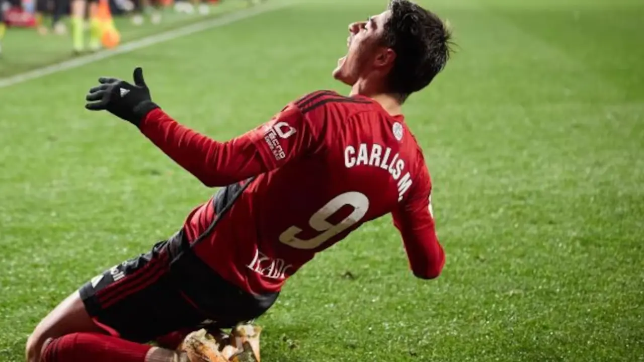 Carlos Mart&iacute;n con el Mirand&eacute;s  / LIGA HYPERMOTION