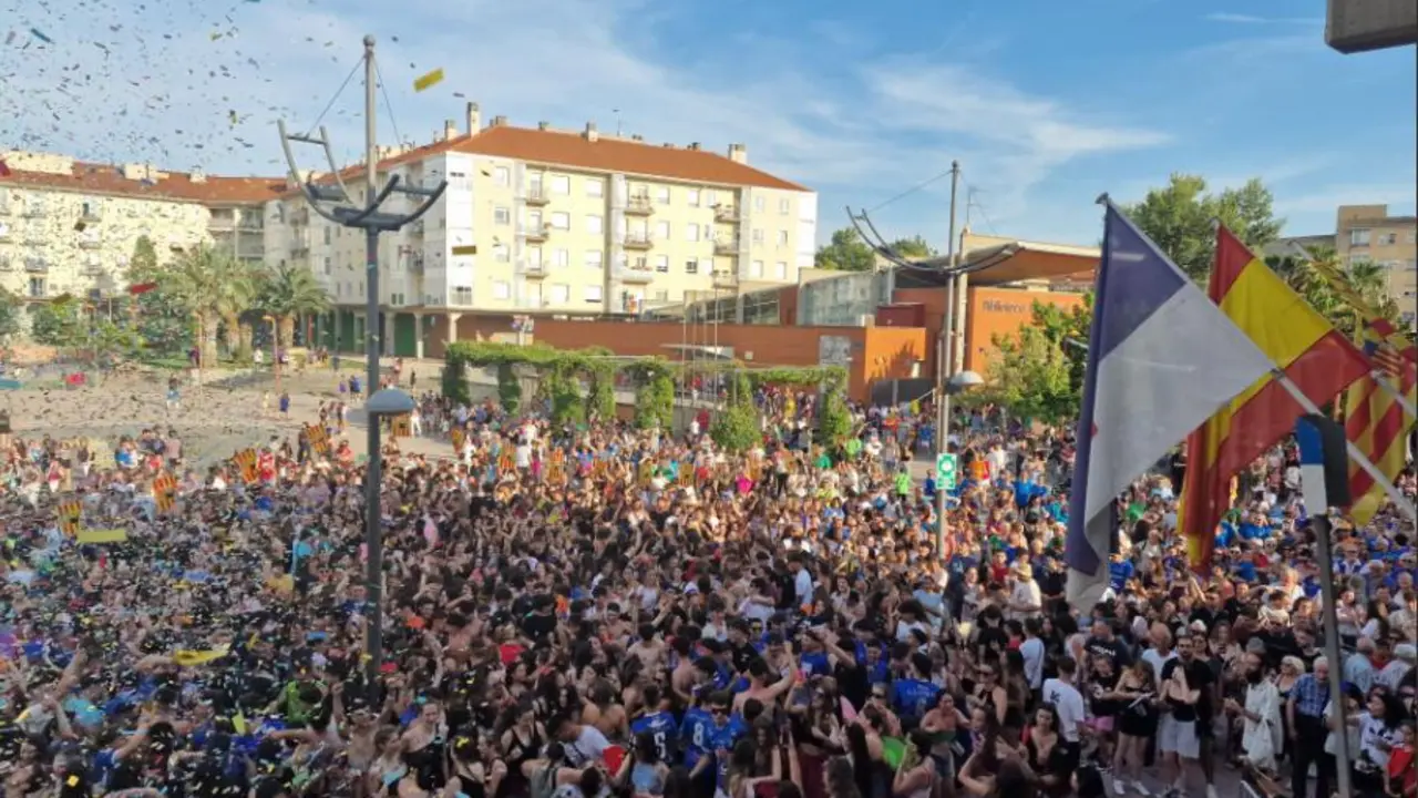 Imagen de archivo de las fiestas de San Lamberto, en Utebo.