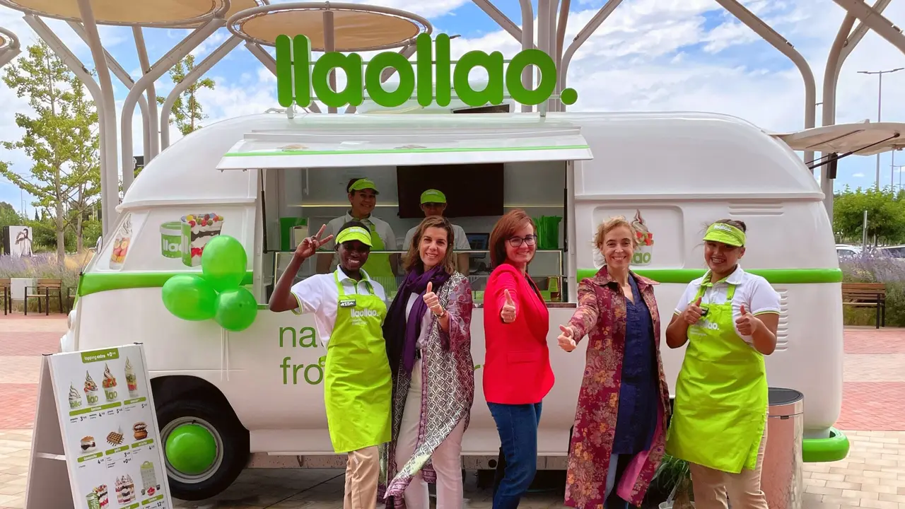 La foodtruck e Llaollao estar&aacute; ubicada en el centro de la plaza principal