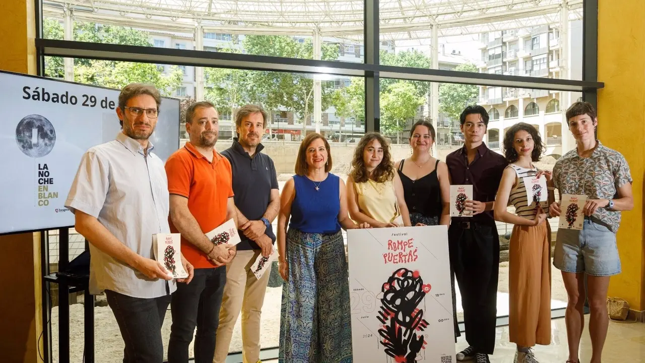 Presentaci&oacute;n de los actos de la Noche en Blanco 2024. AZ