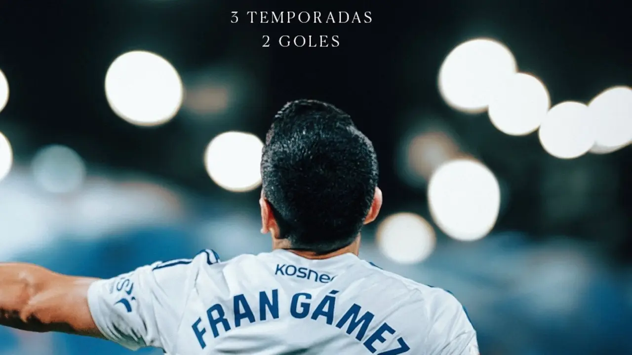 Fran G&aacute;mez con el Real Zaragoza / RZ
