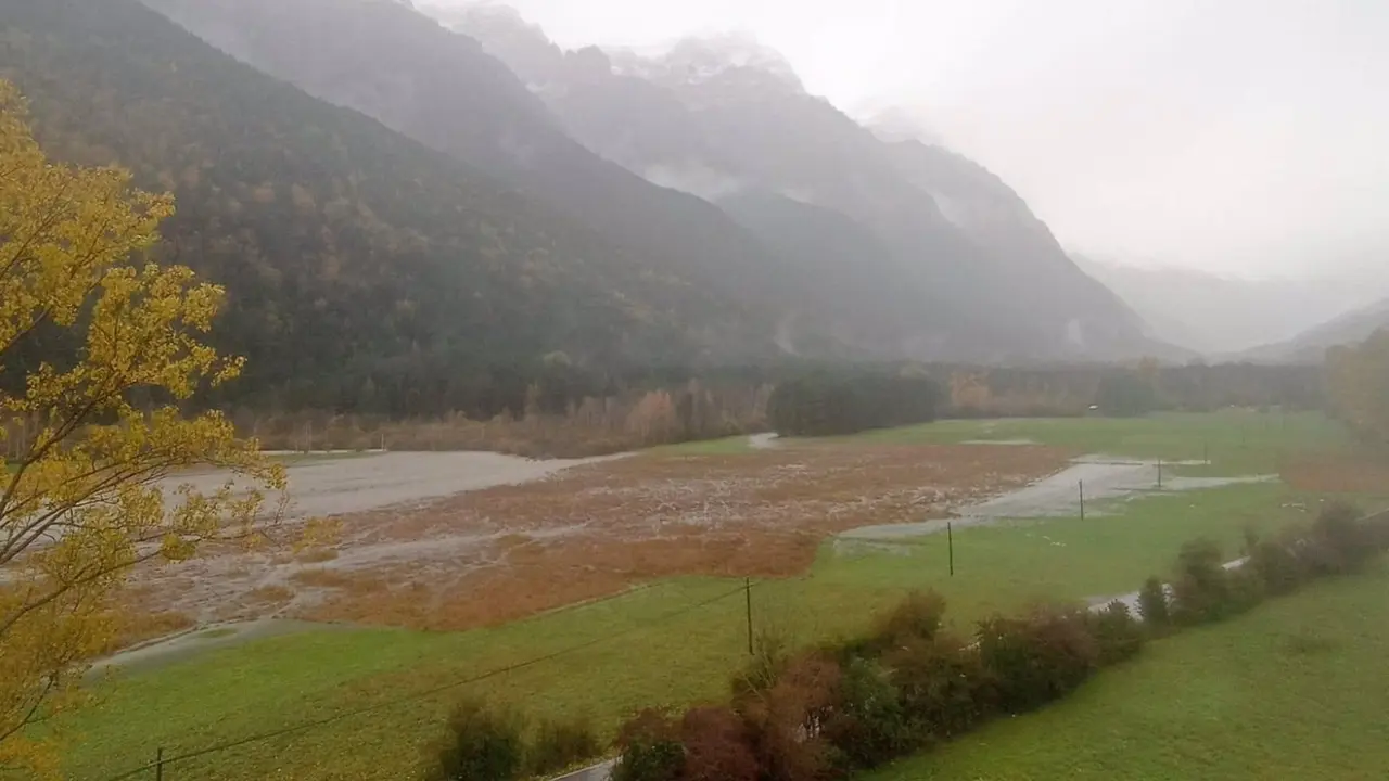 Campos anegados en Pineta / Ayuntamiento