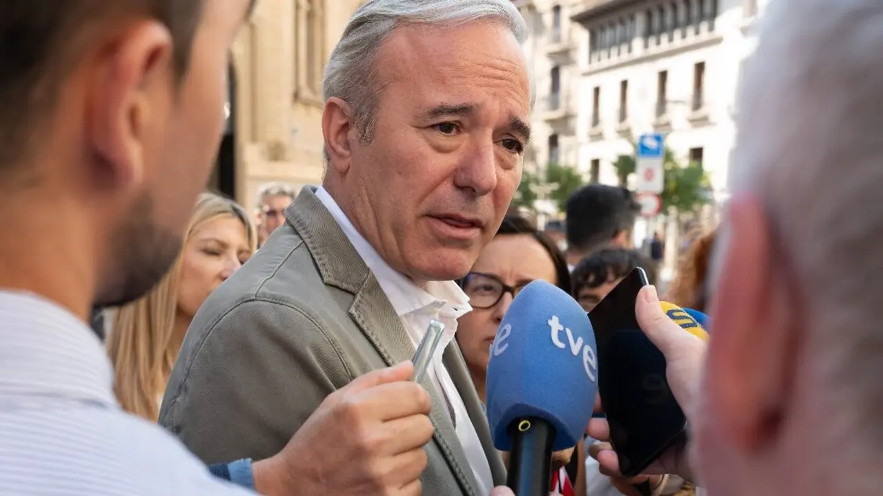 El presidente de Arag&oacute;n, Jorge Azc&oacute;n, en una reciente visita a Huesca / Fabi&aacute;n Sim&oacute;n