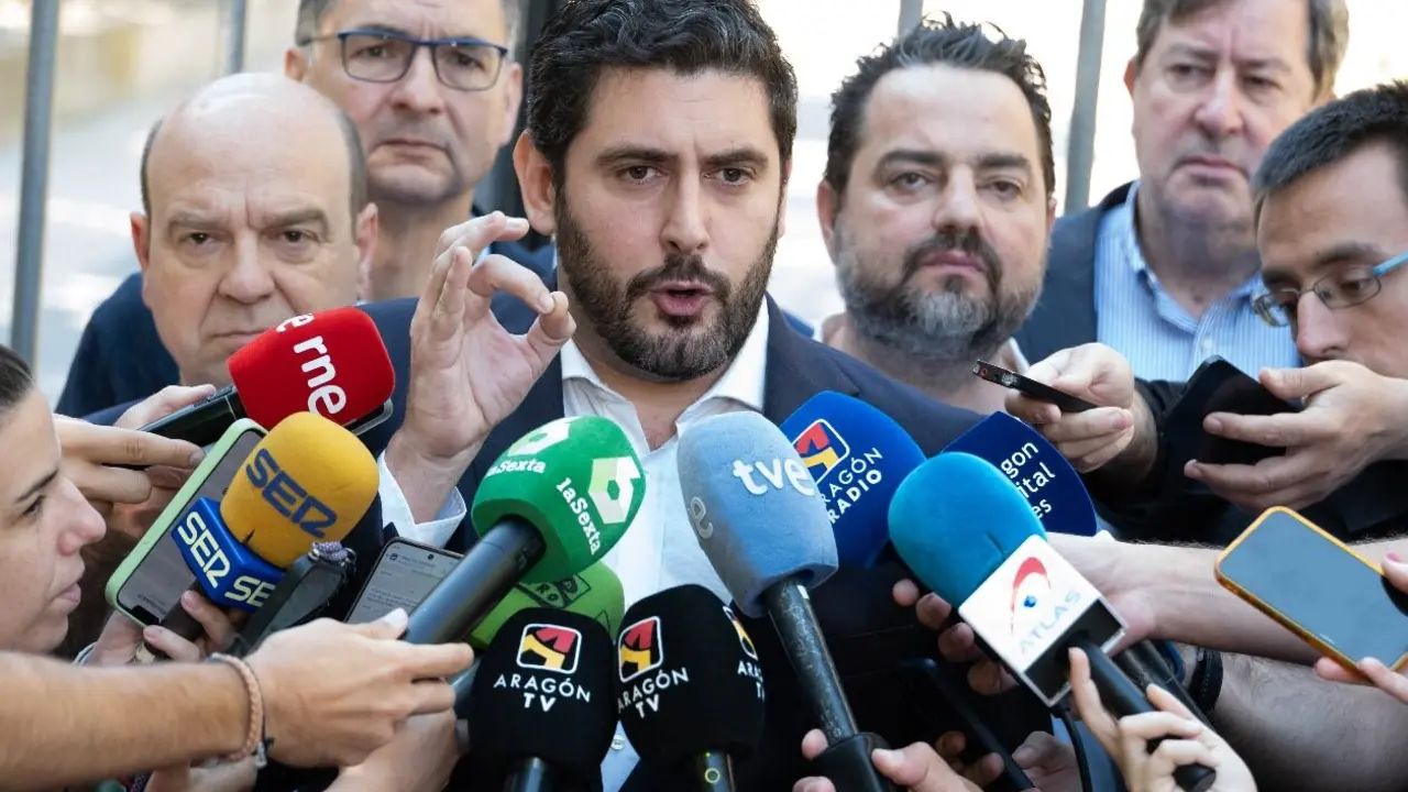 El l&iacute;der de Vox en Arag&oacute;n, Alejandro Nolasco, en una foto de archivo / HOY ARAG&Oacute;N