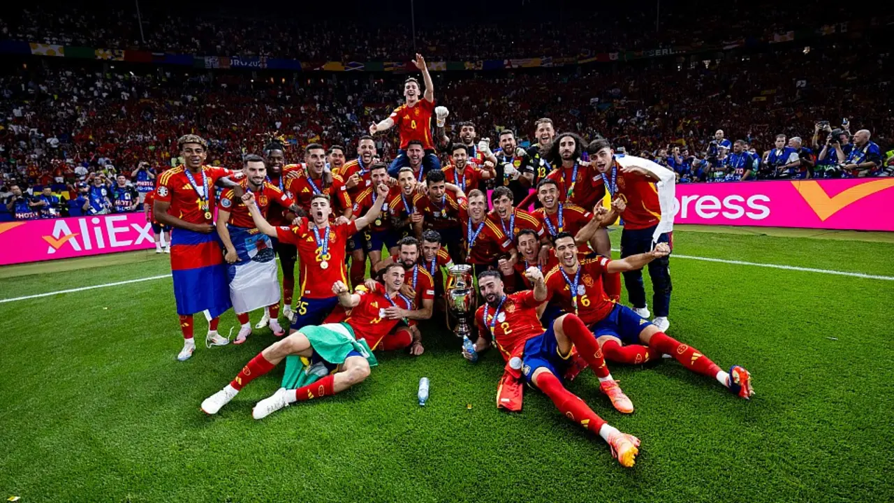 Celebraci&oacute;n de la Selecci&oacute;n Espa&ntilde;ola en Berl&iacute;n / RFEF